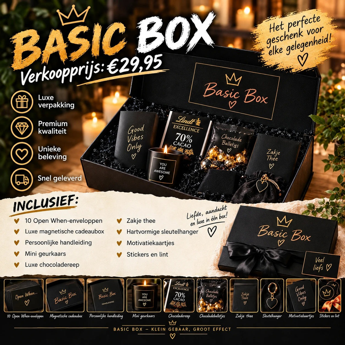 Basisgeschenkdoos – Premium geschenkset